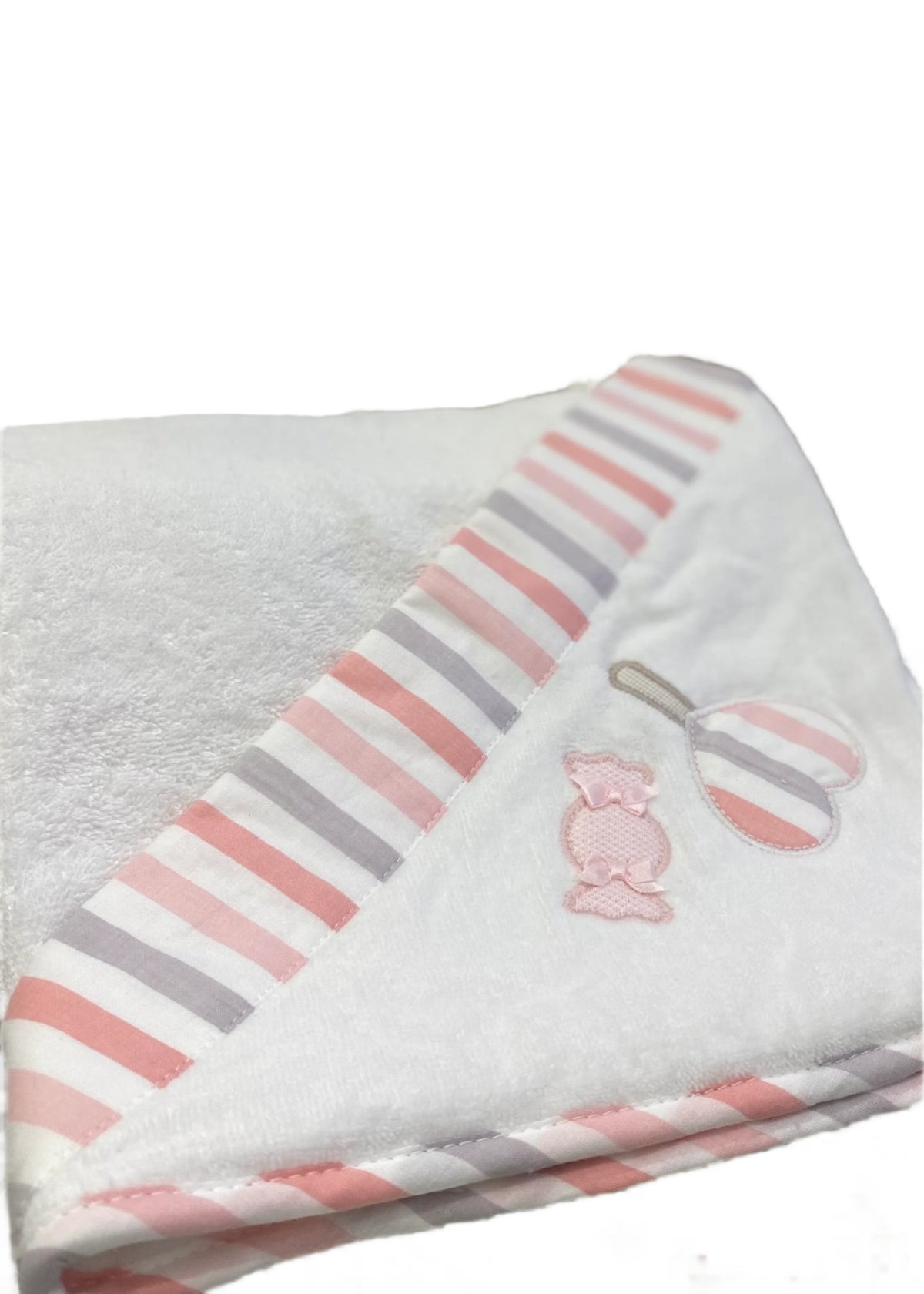 Candy and Stripe Lolly Embroidered Towel