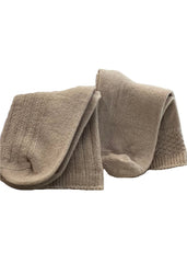 Set of 2 Beige Short Baby Socks