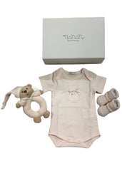 Bodysuit-Rattle-Socks Set with Gift Box
