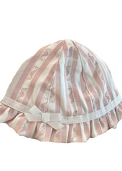 Pink Stripe Armani Beanie Hat