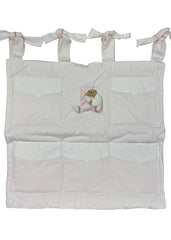 Nanan Pink Bear Toy Hanging Cloth Storage