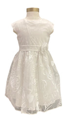White Doralice Melody and Flowers Dress