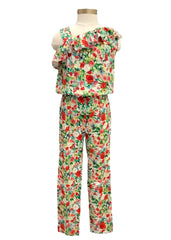 All-Over Floral Print Jumpsuit