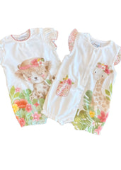 Set of 2 Shorties Animal Print