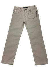 Beige Regular Fit Beige with Embroidery Trousers