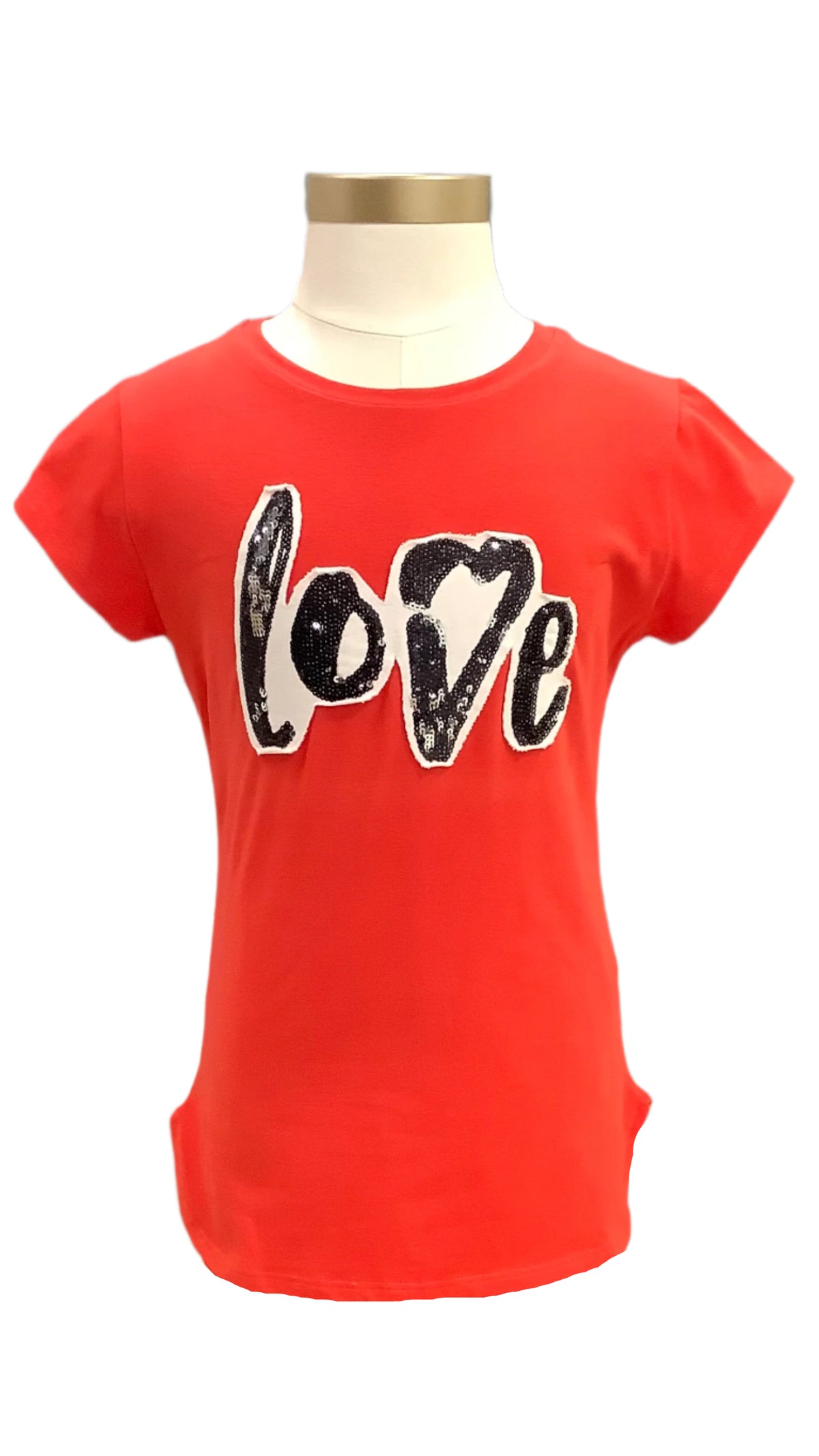 Red White Black Rox Love Short Sleeve T-Shirt