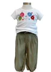 Dandelion Applique Top and Pants Set