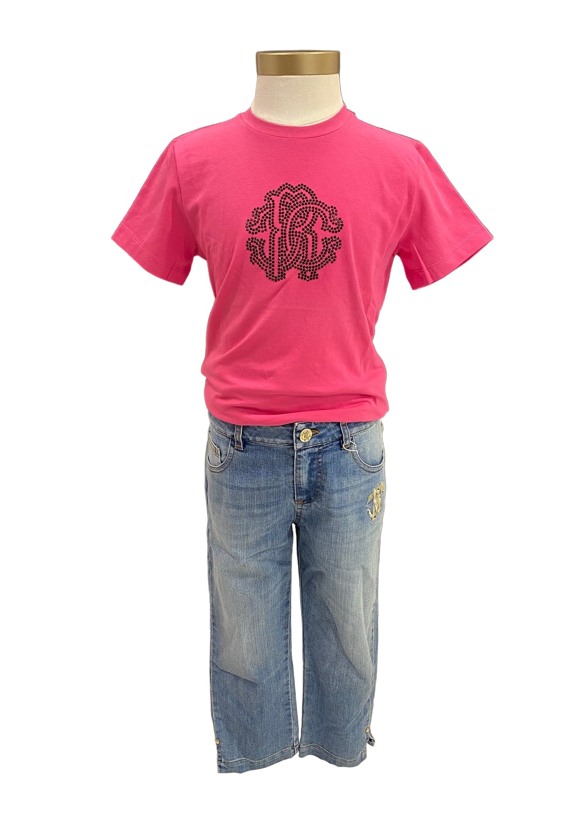 RC Girl Pink Top and Jeans Set