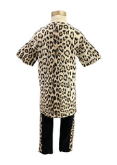 Leopard Pattern Top and Leggings Set