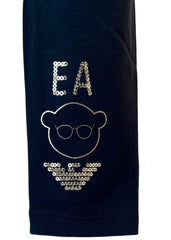 Manga Bear 'EA' Eagle Gold Sequins Leggings