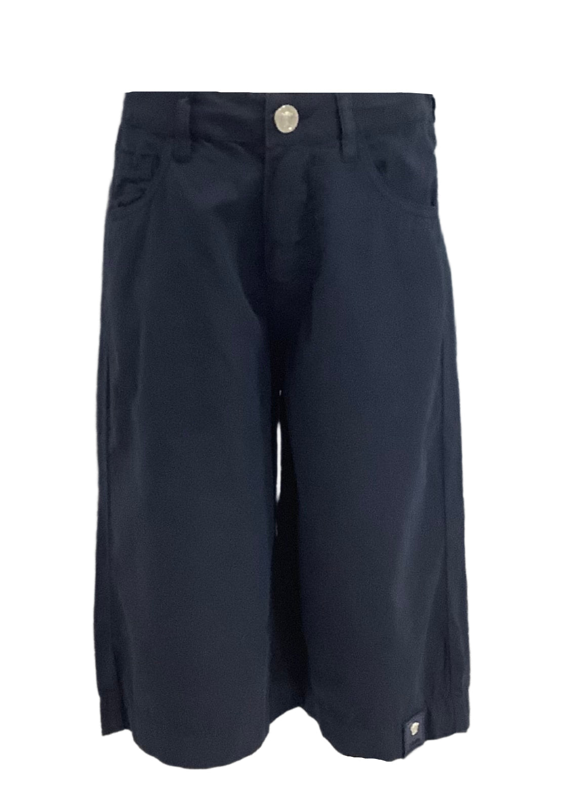 Navy Blue Young Versace Navy Blue Bermuda Shorts