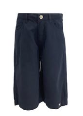 Navy Blue Young Versace Navy Blue Bermuda Shorts