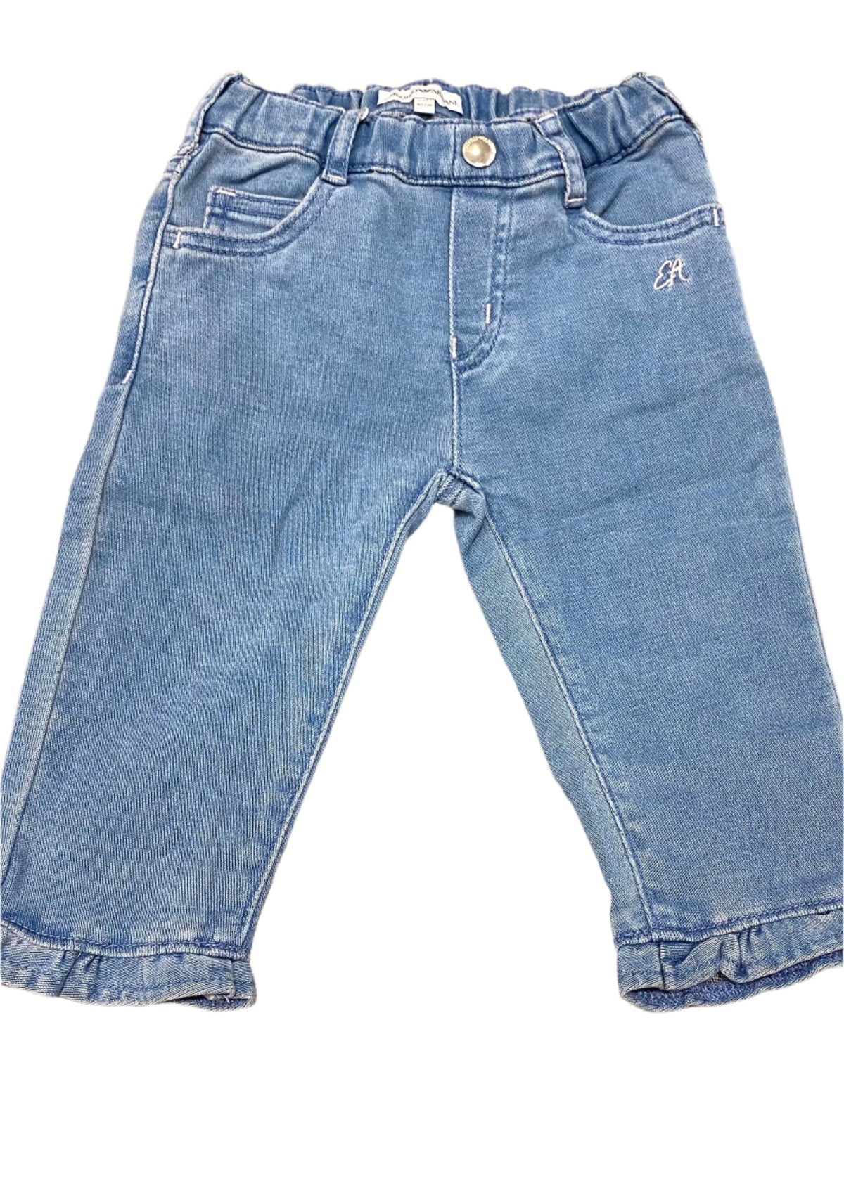 Baby Girl Five Pockets Denim Pants