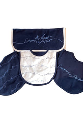 'My First Emporio Armani' Signature Bib Set