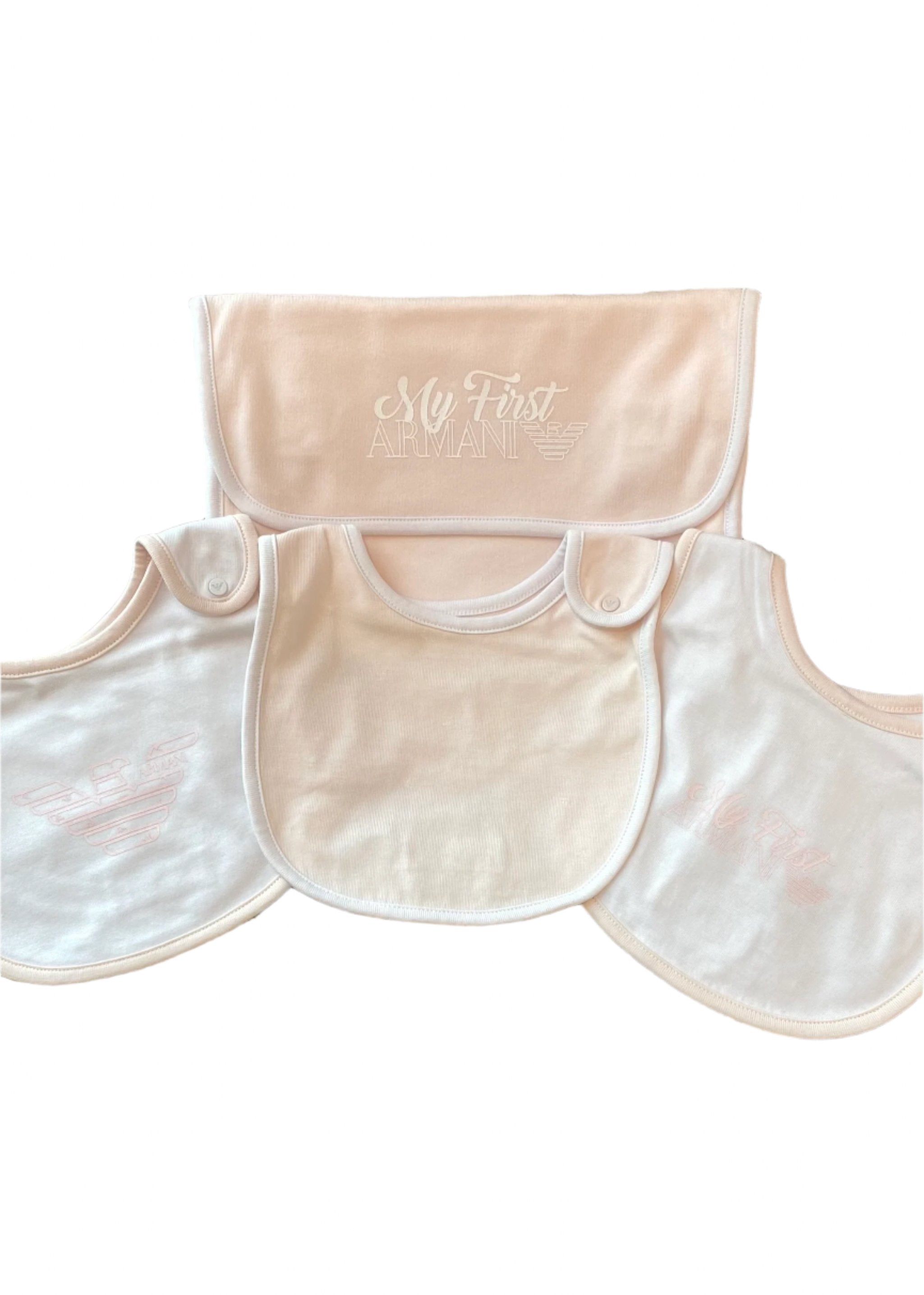 'My First Armani' Bib Set