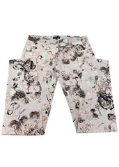 Pink Black Pink Forest Print Trousers
