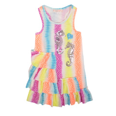 Multi Sea Horse and Patterns Dress 1