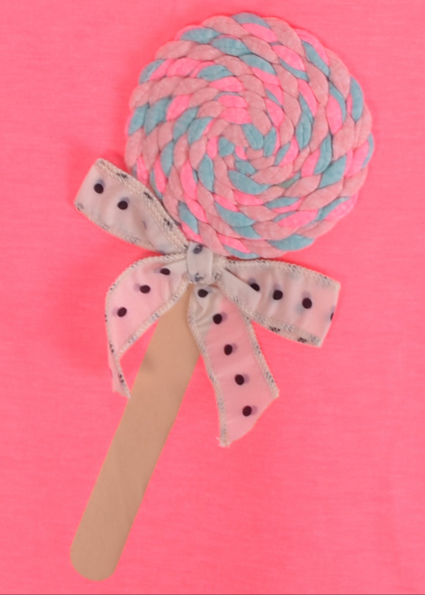 Pink Blue Ivory Lollipop Short Sleeve T-Shirt 2