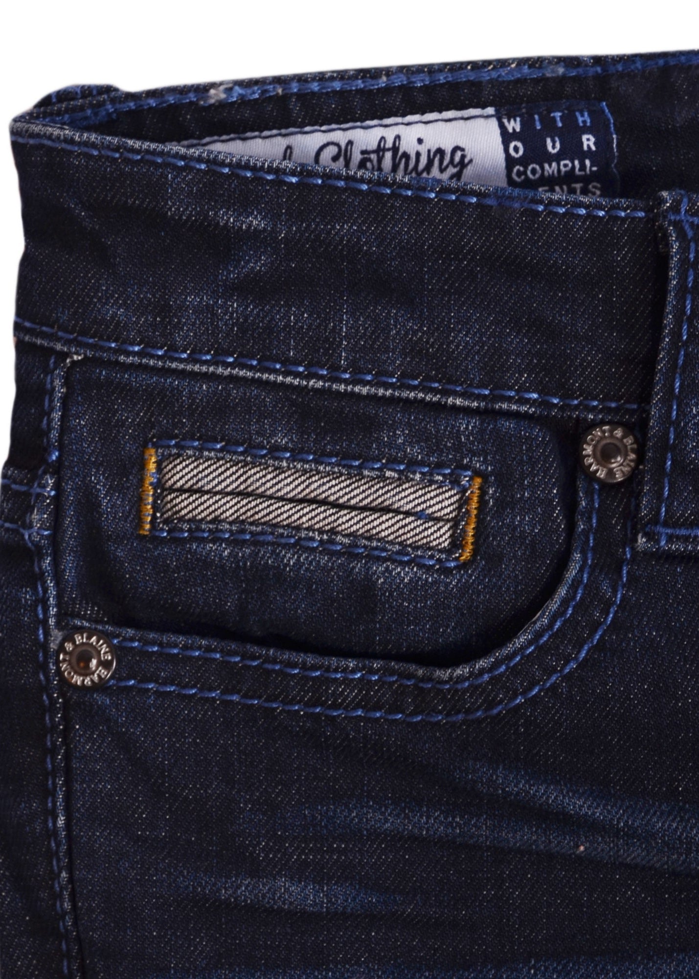 Blue Skinny Fit Denim Jeans 2