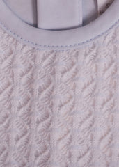 Blue Knit Design Sack Babygrow 2