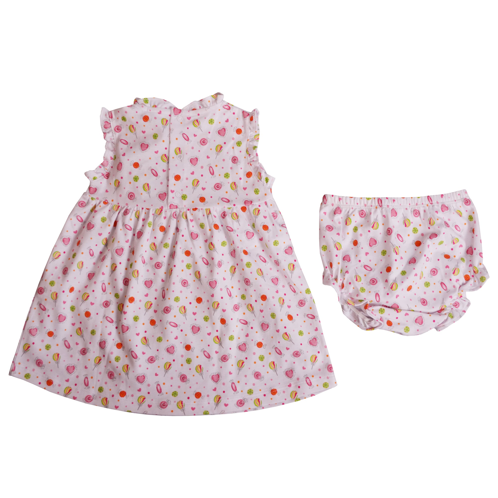 White Pink Green Candyland Dress Dress 3