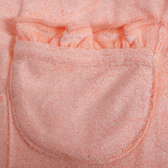 Orange Soft Tangerine Hoodie Dress Dress 2
