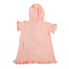 Orange Soft Tangerine Hoodie Dress Dress 3
