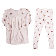 White Pink Brown White Chocolate Pyjama Pyjamas 1