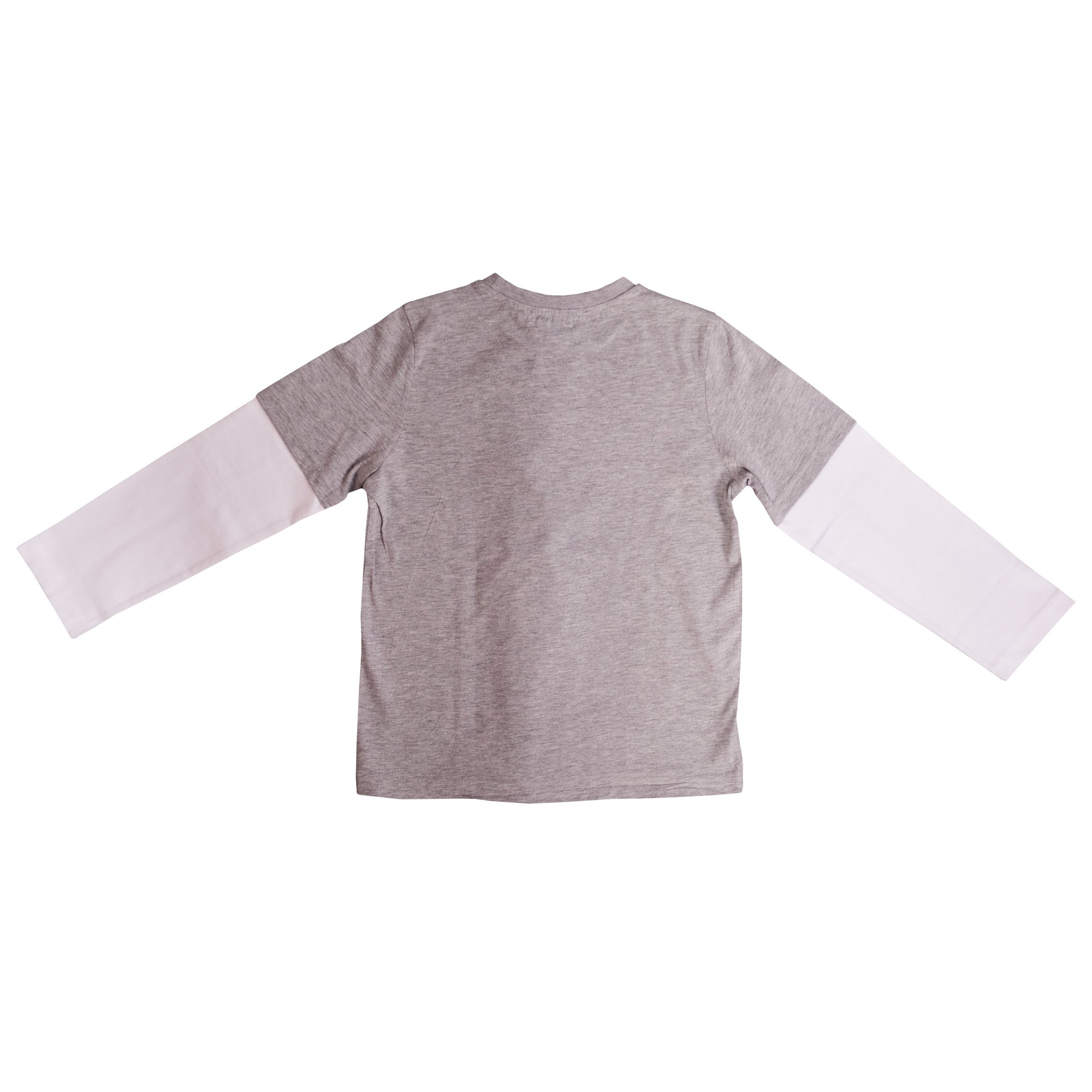 Gray White Red Guitar and Roses Long Sleeve Long Sleeve T-Shirt 3